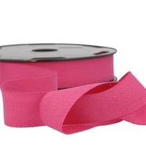 Bobine 50m sergé coton Rose fuchsia