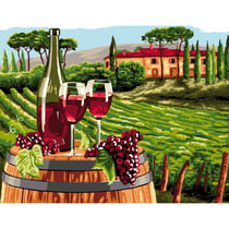 Princesse - Canevas antique 50x65 cm Le vignoble