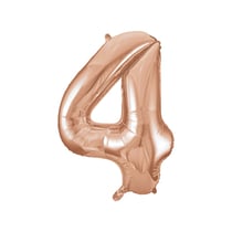 Ballon Géant Chiffre 4 Rose Gold (86 cm)