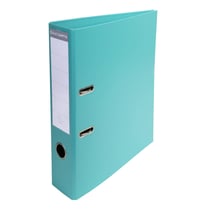 Classeur à levier PVC A4 dos de 70mm. - Vert clair - x 10 - Exacompta