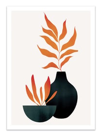Affiche 30 x 40 cm - Autumn Flowers - Kubistika