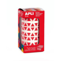 Apli Agipa - Gommettes rouleau Triangle 10,5 mm Rouge x 6 136