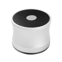 Enceinte Bluetooth Super Bass Portable Support Appels Mains Libres Pour Tous Smartphones Argent YONIS