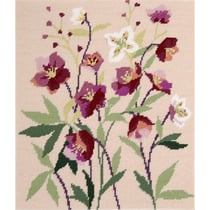 DMC - Canevas Penelope Imprimé Tapisserie Hellebores 30x35 cm