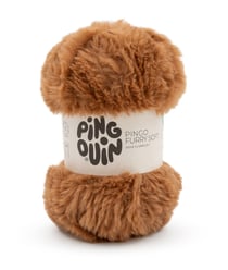 Pelote fausse fourrure PINGO FURRY SOFT - 100Gr - Pingouin Camel Marron