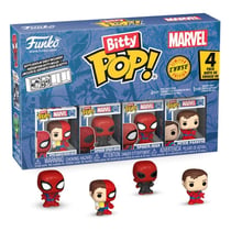 Marvel - Pack 4 figurines Bitty POP! Spider-Man Series 4 2 cm