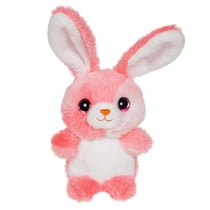 Peluche - Lapin cloudy 15 cm - corail