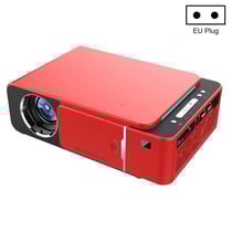 Mini Vidéoprojecteur LED 2000 Lumens Android 7.1 Quad Core 1GB+8GB Haute Résolution Rouge YONIS