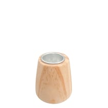 Bougeoir en bois 5 x 5 cm