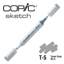Copic - Marqueur à l'alcool Copic Sketch T5 Toner Gray No.5