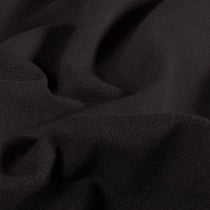 Tissu Toile Canvas d'ameublement uni Noir