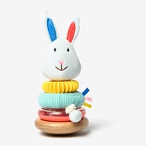 Pyramide d'éveil Léandre en bois et tissu Oxybul