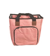 Sac tricot rose layette 23x26x14cm