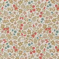 Tissu Coton imprimé Arty Sho fleuris sur fond Blanc cassé
