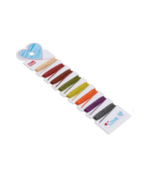 Cartelette pour fils ou laines à broder, pleine, 8 x 2 m - Prym Nature