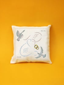 Kit Coussin Les Oiseaux Ruban Couleur
