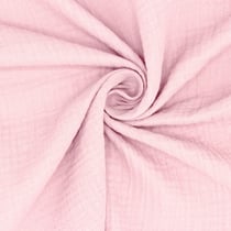 Coupon de tissu en double gaze de coton - Laize : 130 cm