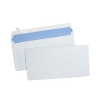 Enveloppes blanches - DL - 110x220mm -Auto-adhésives - Carton de 500 - GPV