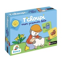 Mon premier loto t'choupi animaux et objets - nathan - 31000 - jeu educatif