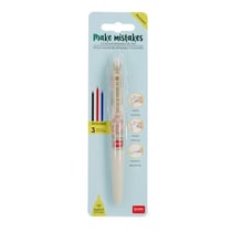 Stylo roller effaçable Legami - Make Mistakes Travel - Multicolore - Pointe 0.5 mm