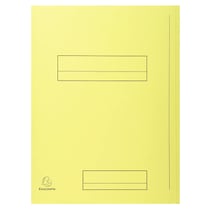 Paquet de 50 chemises imprimées 2 rabats SUPER 210 - 24x32cm - Canari - x 5 - Exacompta