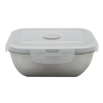 Lunch box inox 400 ml allant au microonde avec couvercle Fackelmann