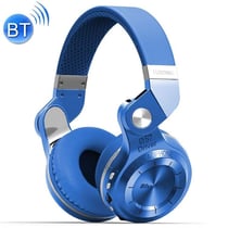 Casque Audio Sans Fil Bluetooth Avec Micro SD FM Pour Tous Smartphones Blanc Bleu YONIS
