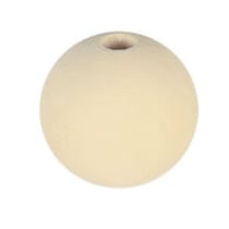 Graine Créative - Perle en bois Ø 40 mm Boule percée Ø 8 mm 10 pièces