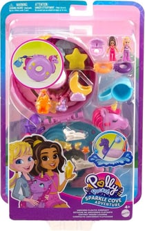 Coffret bouee licorne polly pocket - mattel - hkv34 - mini univers poupee