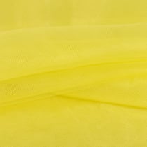 Tissu Tulle souple grande largeur uni Jaune - Au mètre