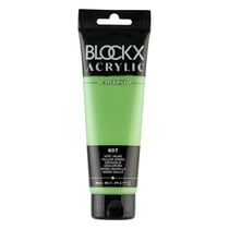Peinture acrylique - Vert jaune - 607 - BLOCKX Artist - Qualité beaux-arts - Tube 120ml