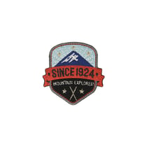 Ecusson thermocollant SINCE 1924 mountain ski 4x5cm
