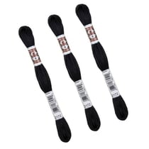 Lot de 3 échevettes 10m DMC Fil retors mat canevas tapisserie 100% coton marron 2172