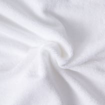 Tissu Micro Éponge Elia  légère 300g/m² uni Blanc