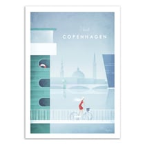 Affiche 30x40 cm - Visit Copenhagen - Henry Rivers