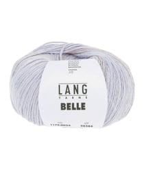 Pelote de Coton à tricoter et crocheter BELLE - Lang Yarns 24 Gris