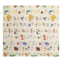 Tapis d'Eveil Pliable Réversible Bébé Alphabet & Animaux par Kidolo
