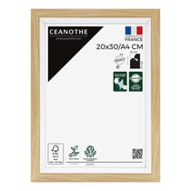 Cadre photo Actual bois blanc 20x30/A4 cm