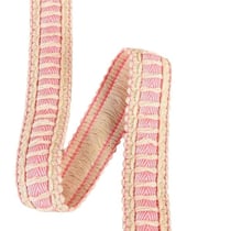Bobine galon passe ruban 15m framboise