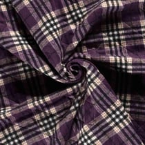 Tissu Jacquard Matelassé Micta Carreaux sur fond Magenta fuschia