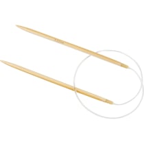 Aiguilles à tricoter circulaires, L : 60 cm, dim. 5 mm, 1 pièce