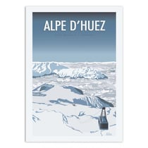 Affiche 30x40 cm - Alpe d'Huez - Turo