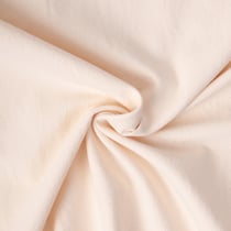 Tissu Coton Lavé aspect Lin uni Ecru