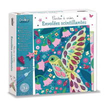 Coffret cartes a creer – Envolees scintillantes - Crealign - Aqua