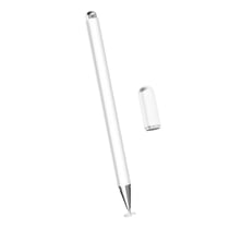 Stylet Universel Smartphone et Tablette Pointe ultra-fine Haute précision blanc
