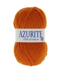 Pelote à tricoter AZURITE de Distrifil - Laissez votre créativité briller à petit prix ! - certifié Oeko-Tex 1524 Orange