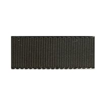 Disquette 16m Gros Grain Petersham GRIS NOIR