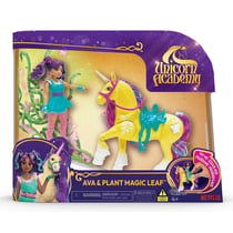 Unicorn Academy Licorne Leaf avec Lumières et Poupée Ava