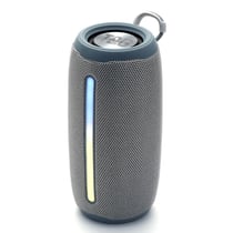Enceinte Bluetooth Portable LED Colorée Subwoofer Outdoor Camouflage Avec Technologie Sans Fil Gris YONIS