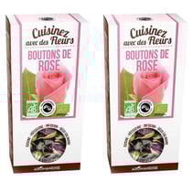 Fleurs comestibles bio - Boutons de Rose 60 g